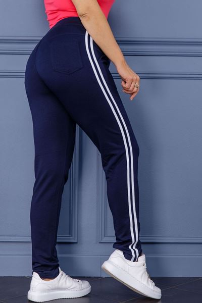 Picture of PLUS SIZE JOG TROUSER WITH STRIPES